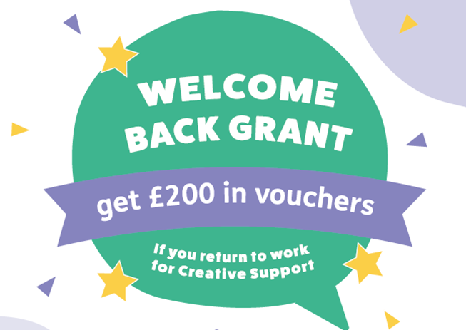 Welcome Back Grant – get £200 in vouchers!